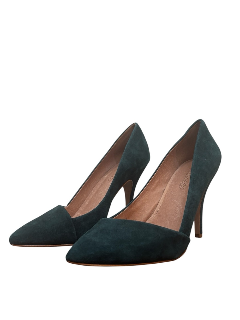 MADEWELL Mira Suede Leather Pointed Toe Heels